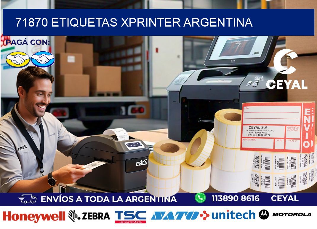 71870 etiquetas xprinter argentina