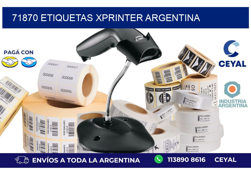 71870 etiquetas xprinter argentina
