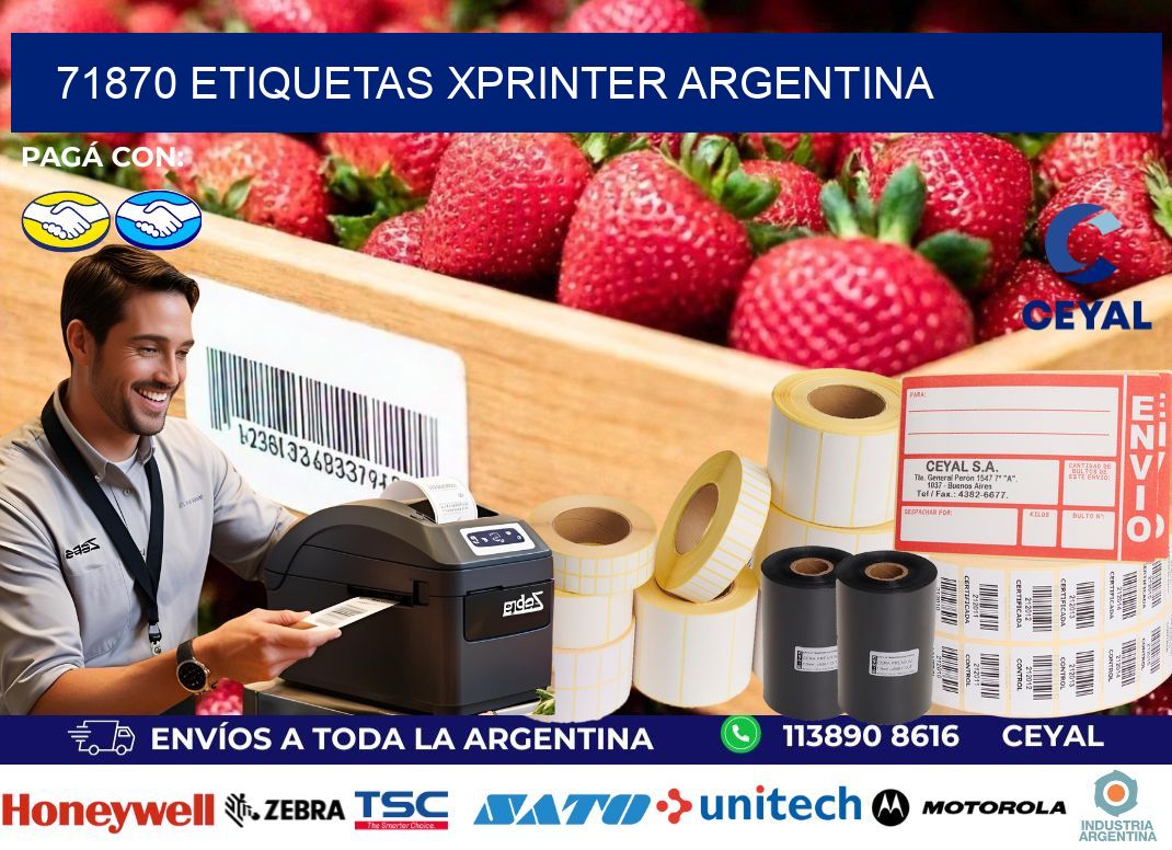 71870 etiquetas xprinter argentina