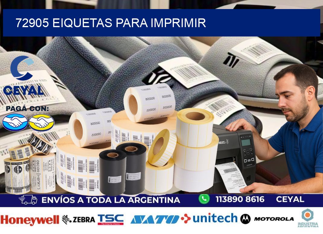 72905 EIQUETAS PARA IMPRIMIR