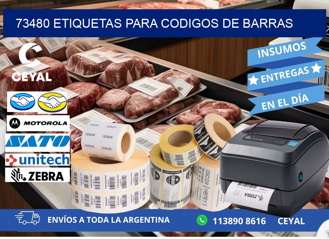 73480 ETIQUETAS PARA CODIGOS DE BARRAS