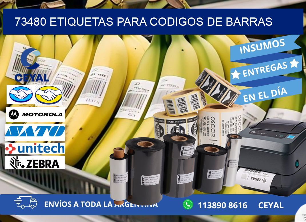 73480 ETIQUETAS PARA CODIGOS DE BARRAS