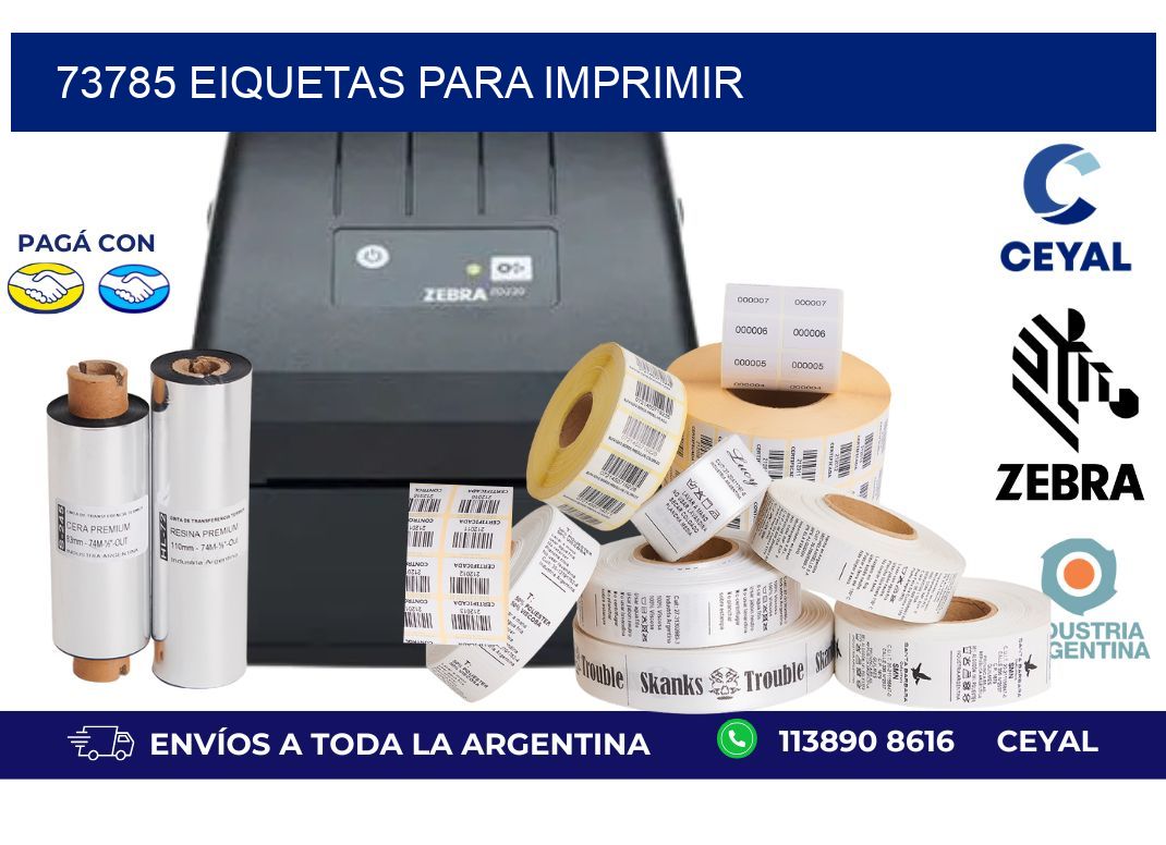 73785 EIQUETAS PARA IMPRIMIR