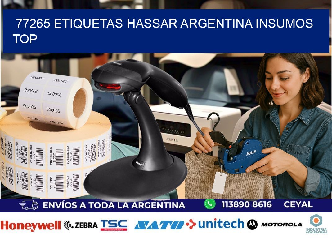 77265 etiquetas hassar argentina INSUMOS TOP