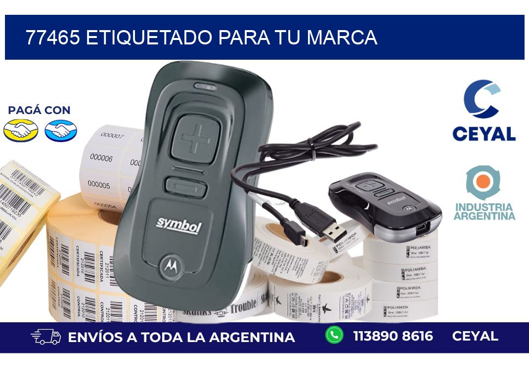 77465 ETIQUETADO PARA TU MARCA