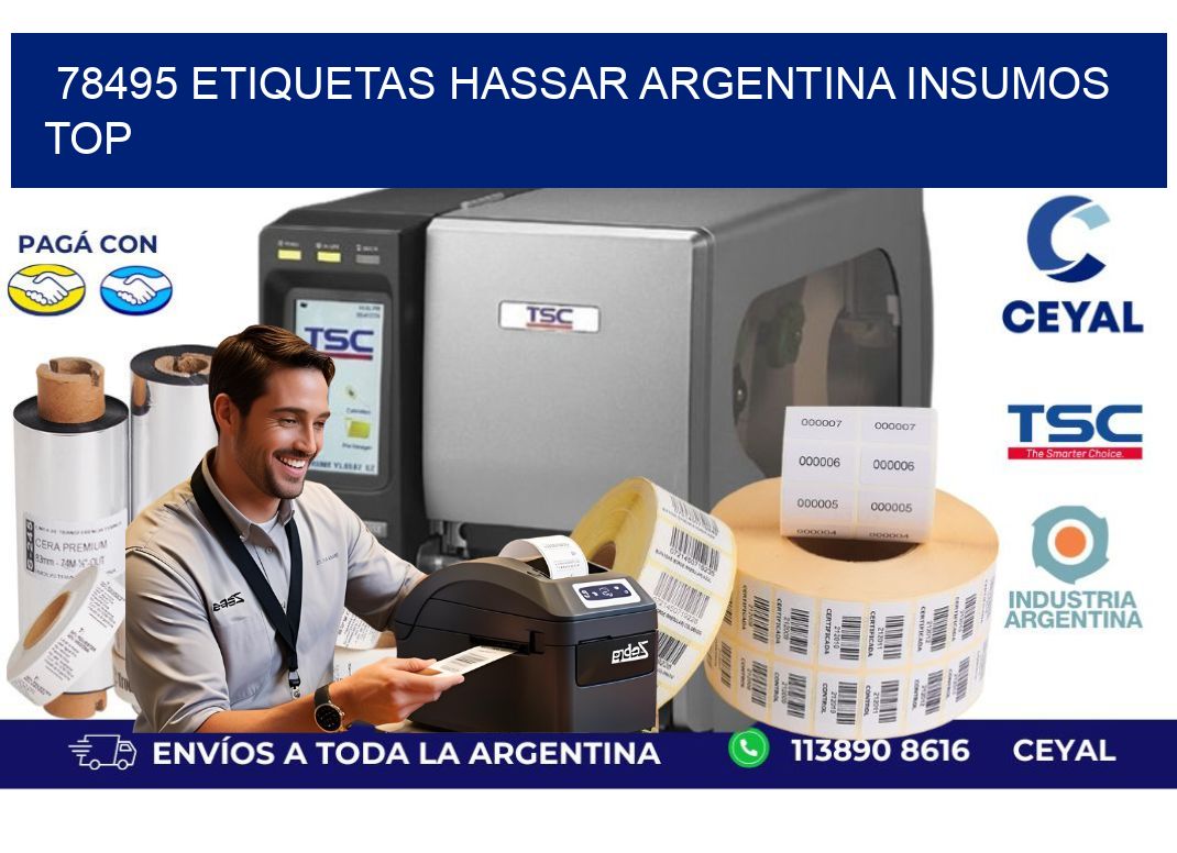 78495 etiquetas hassar argentina INSUMOS TOP