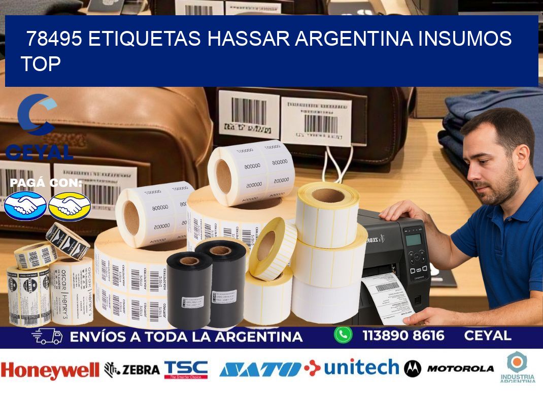 78495 etiquetas hassar argentina INSUMOS TOP