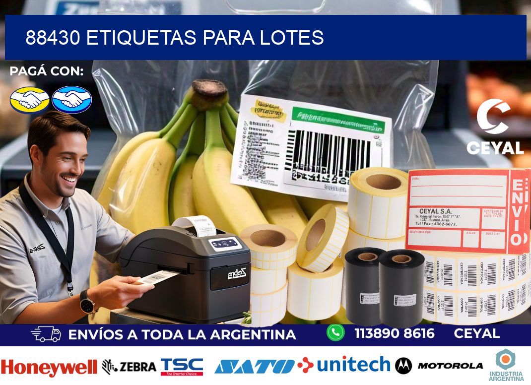 88430 ETIQUETAS PARA LOTES