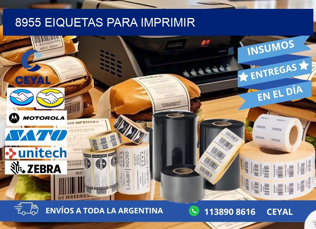 8955 EIQUETAS PARA IMPRIMIR
