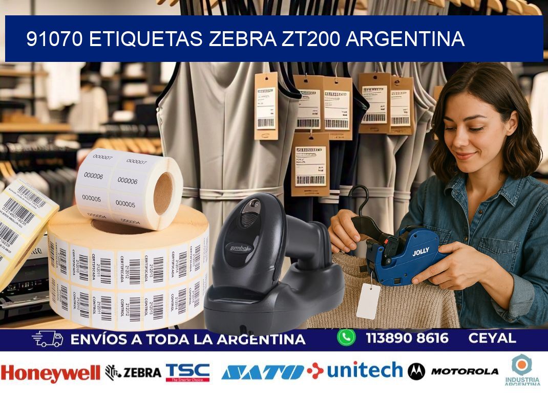 91070 etiquetas zebra zt200 argentina