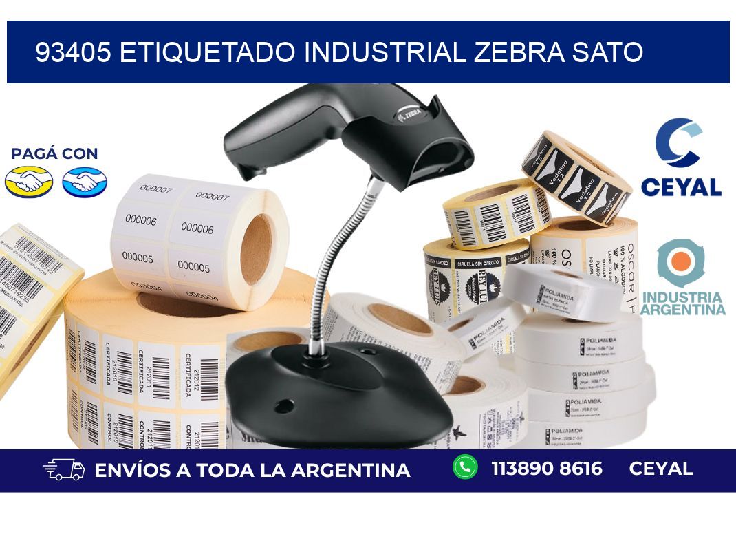93405 ETIQUETADO INDUSTRIAL ZEBRA SATO