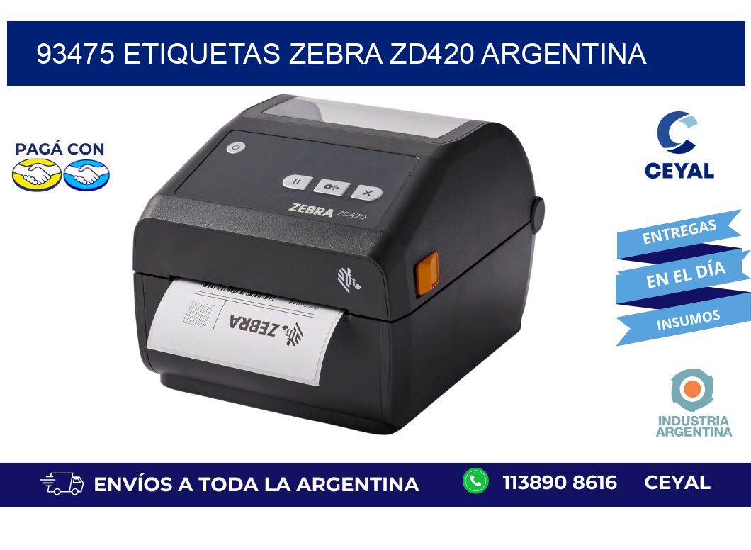 93475 etiquetas zebra zd420 argentina