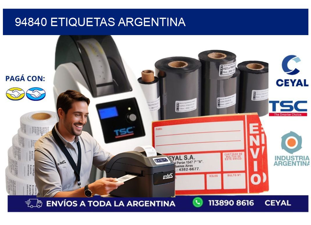 94840 etiquetas argentina