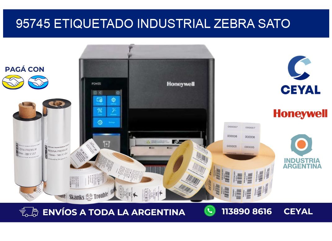 95745 ETIQUETADO INDUSTRIAL ZEBRA SATO