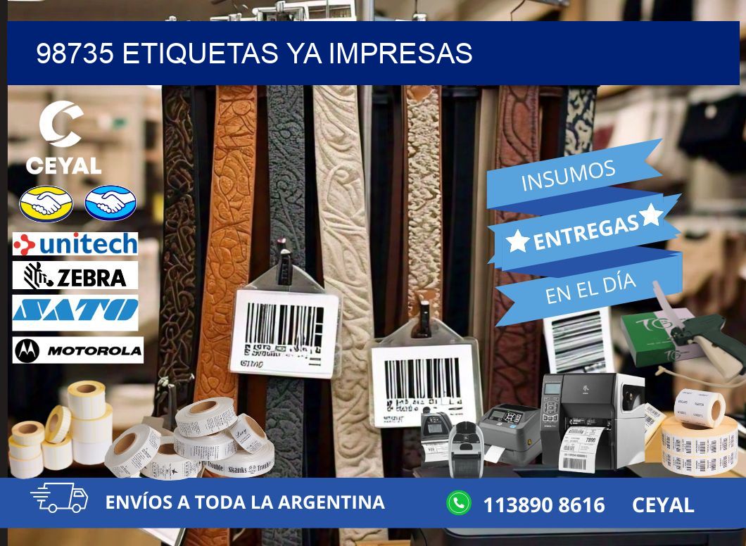 98735 ETIQUETAS YA IMPRESAS