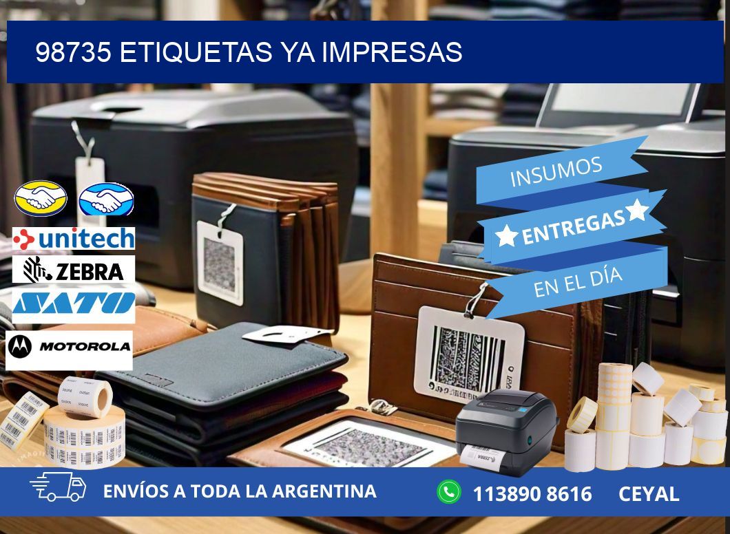 98735 ETIQUETAS YA IMPRESAS