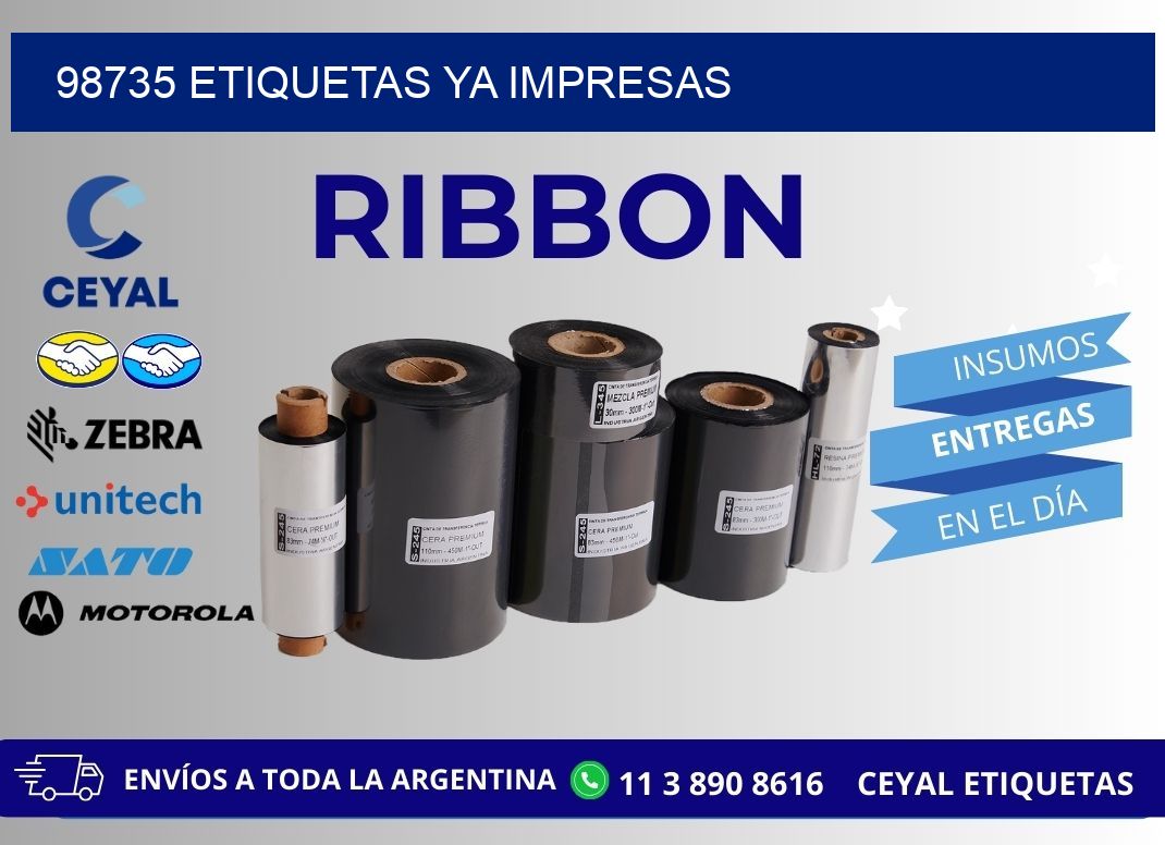 98735 ETIQUETAS YA IMPRESAS