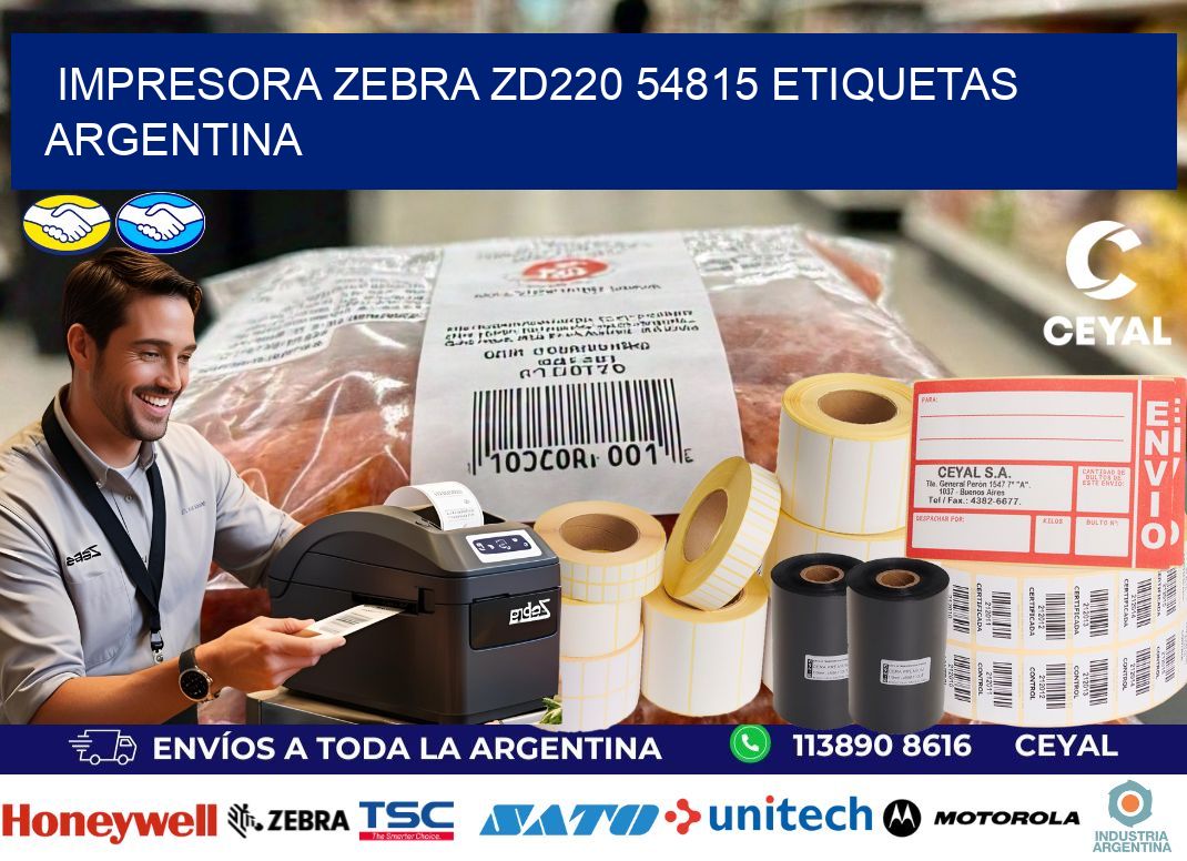 Impresora zebra zd220 54815 etiquetas argentina