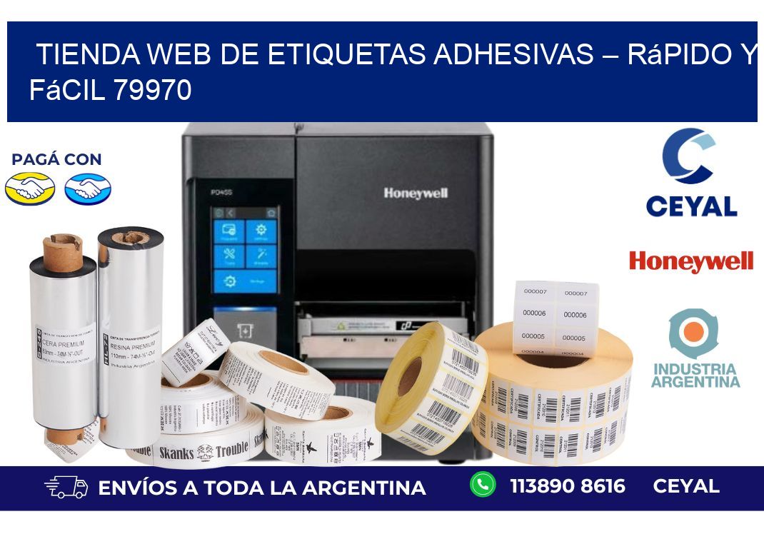 Tienda Web de Etiquetas Adhesivas – Rápido y Fácil 79970
