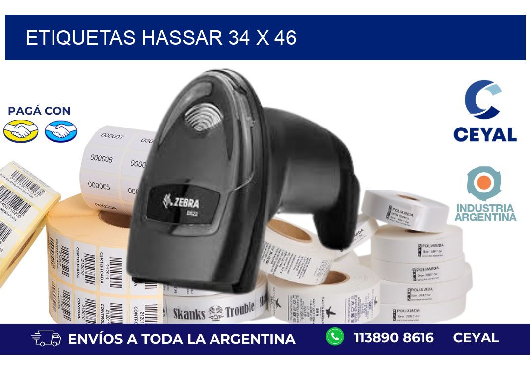 etiquetas hassar 34 x 46