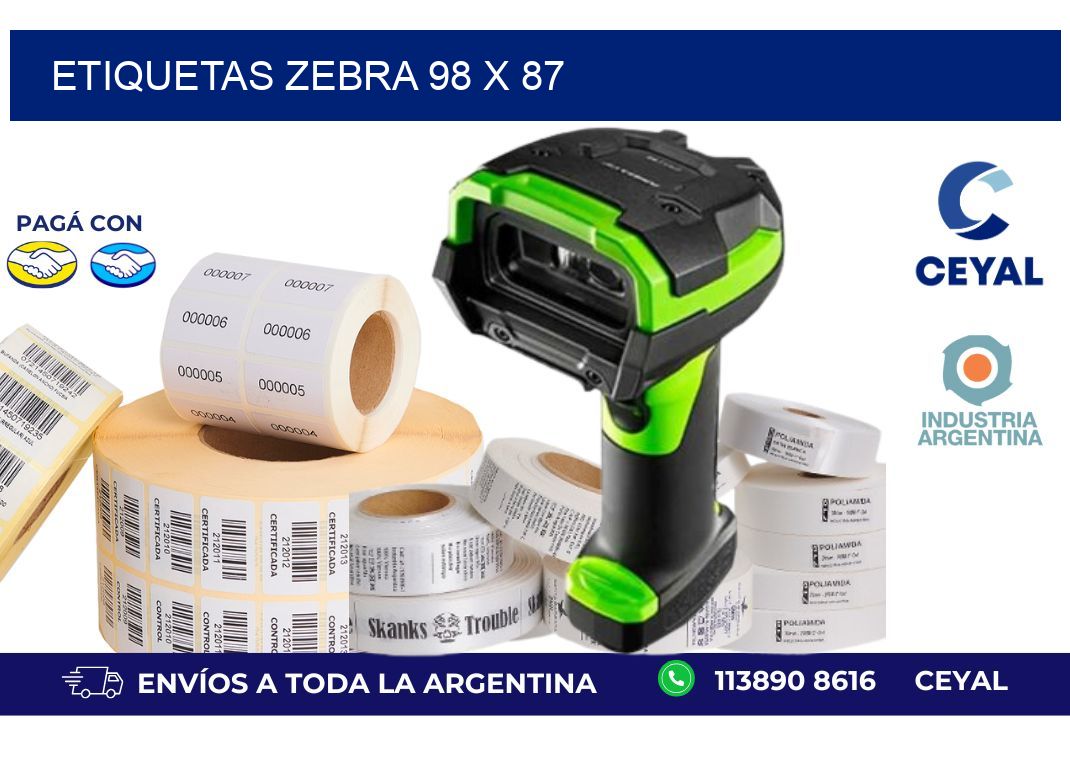 etiquetas zebra 98 x 87