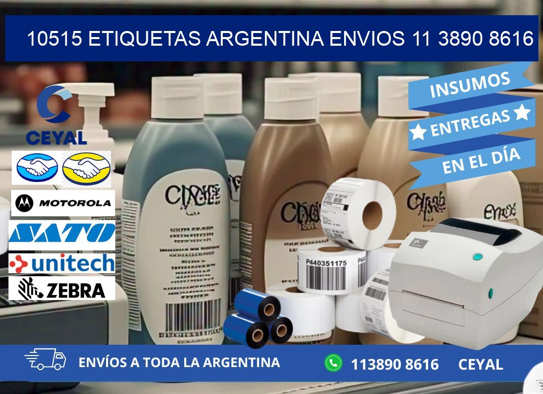 10515 ETIQUETAS ARGENTINA ENVIOS 11 3890 8616