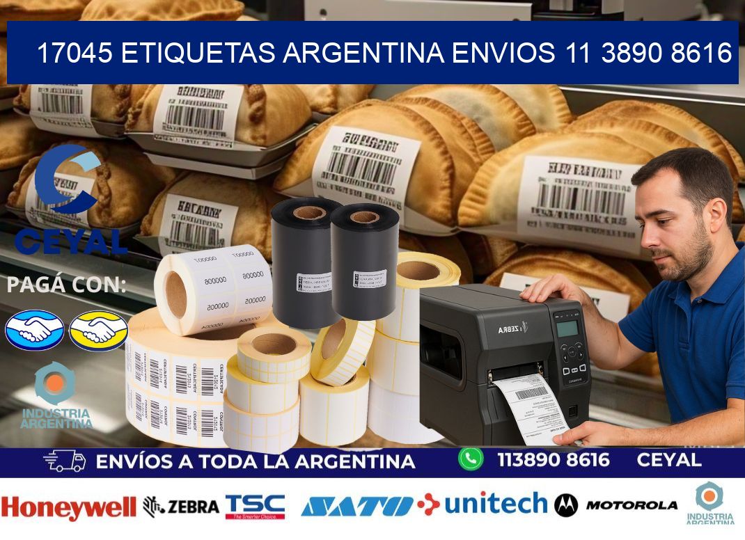 17045 ETIQUETAS ARGENTINA ENVIOS 11 3890 8616