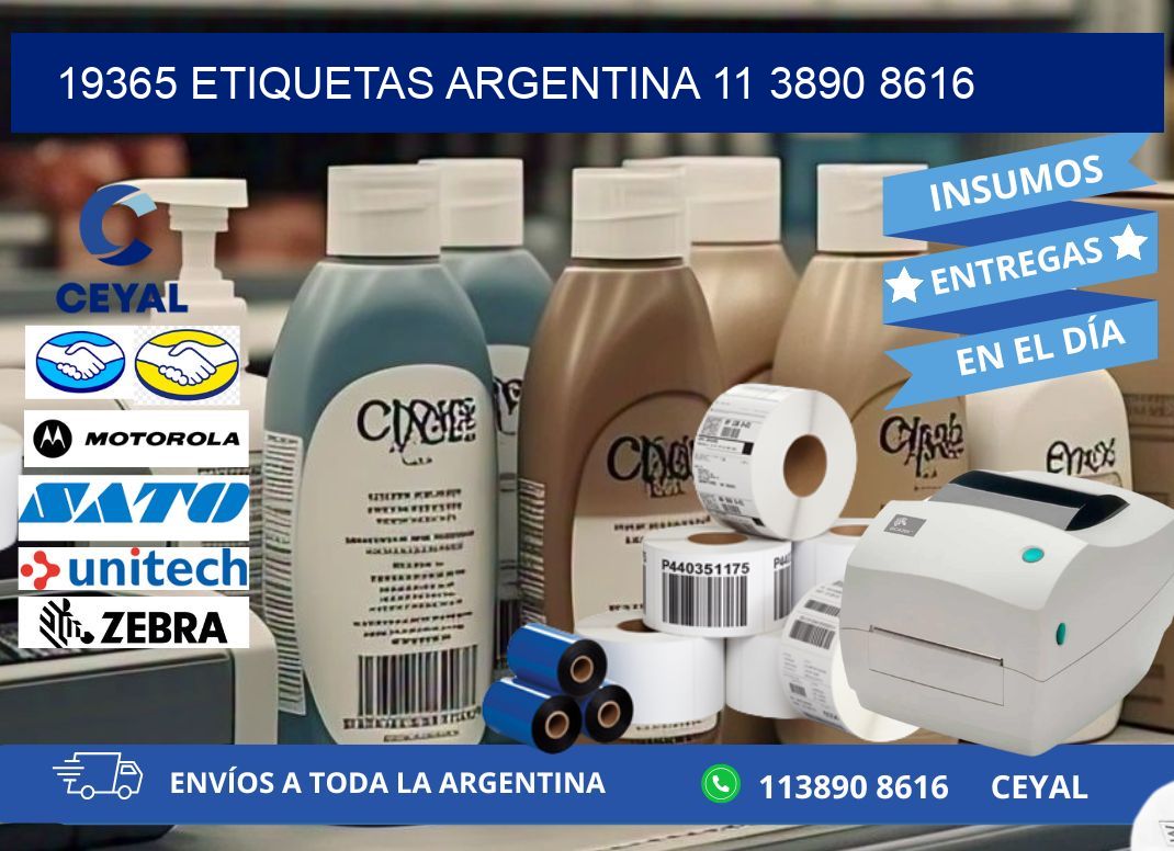 19365 ETIQUETAS ARGENTINA 11 3890 8616
