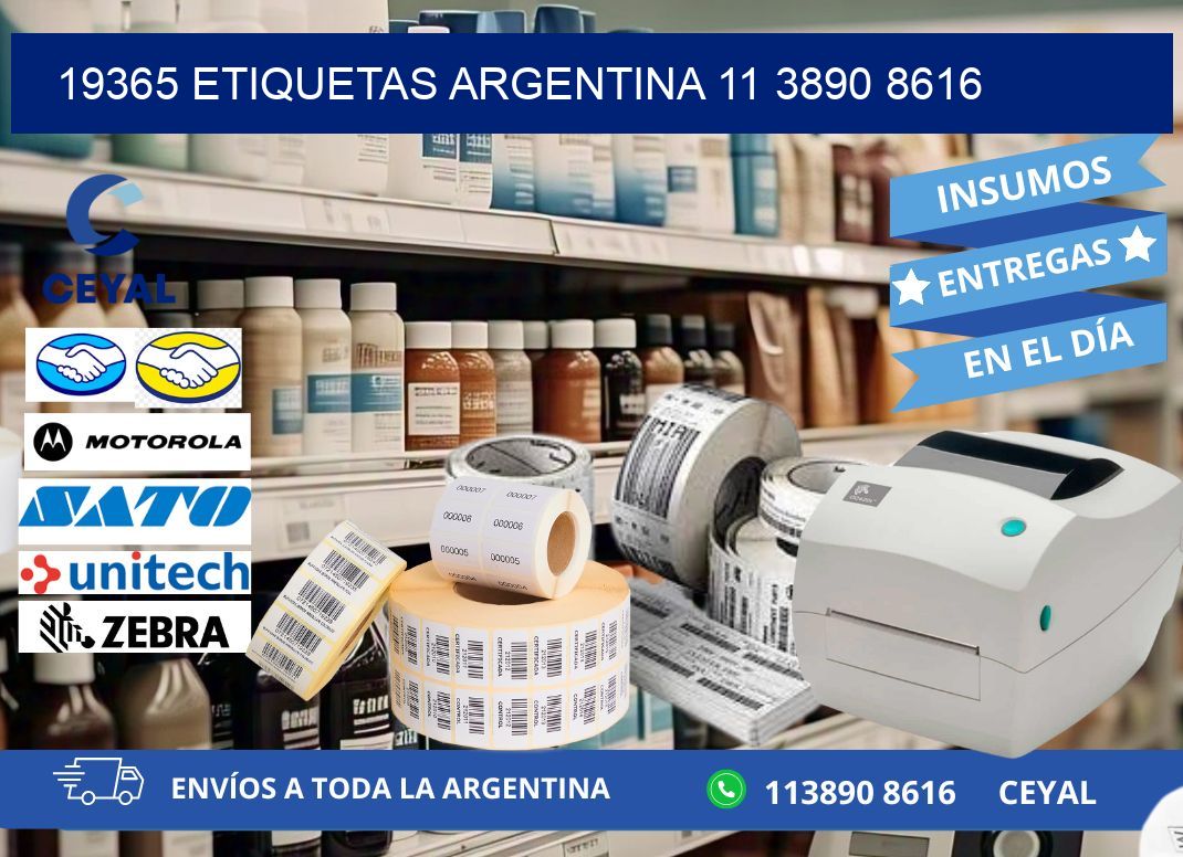 19365 ETIQUETAS ARGENTINA 11 3890 8616