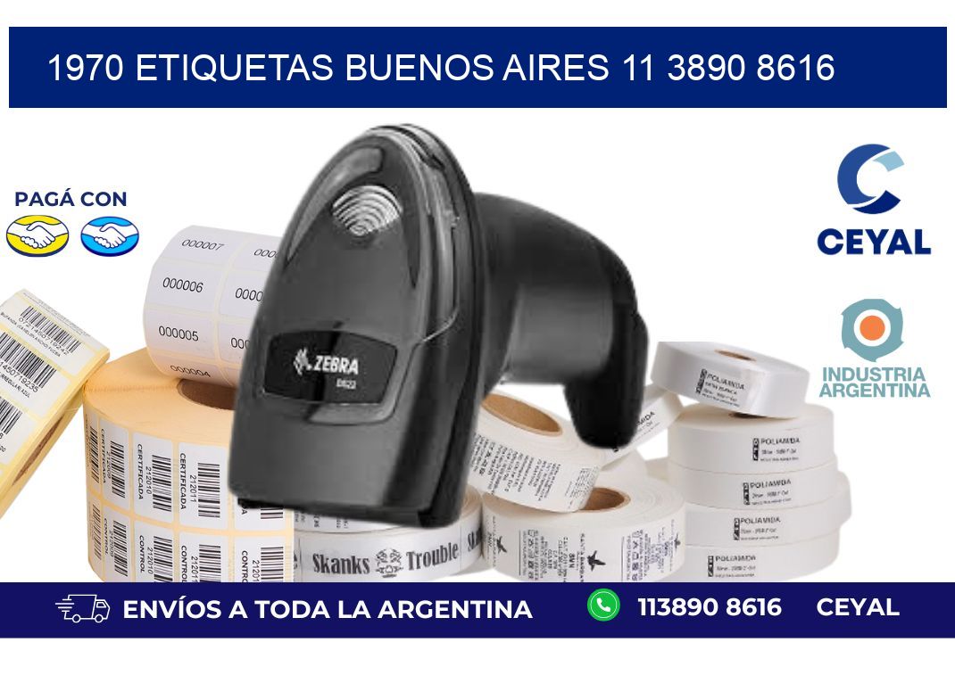 1970 ETIQUETAS BUENOS AIRES 11 3890 8616