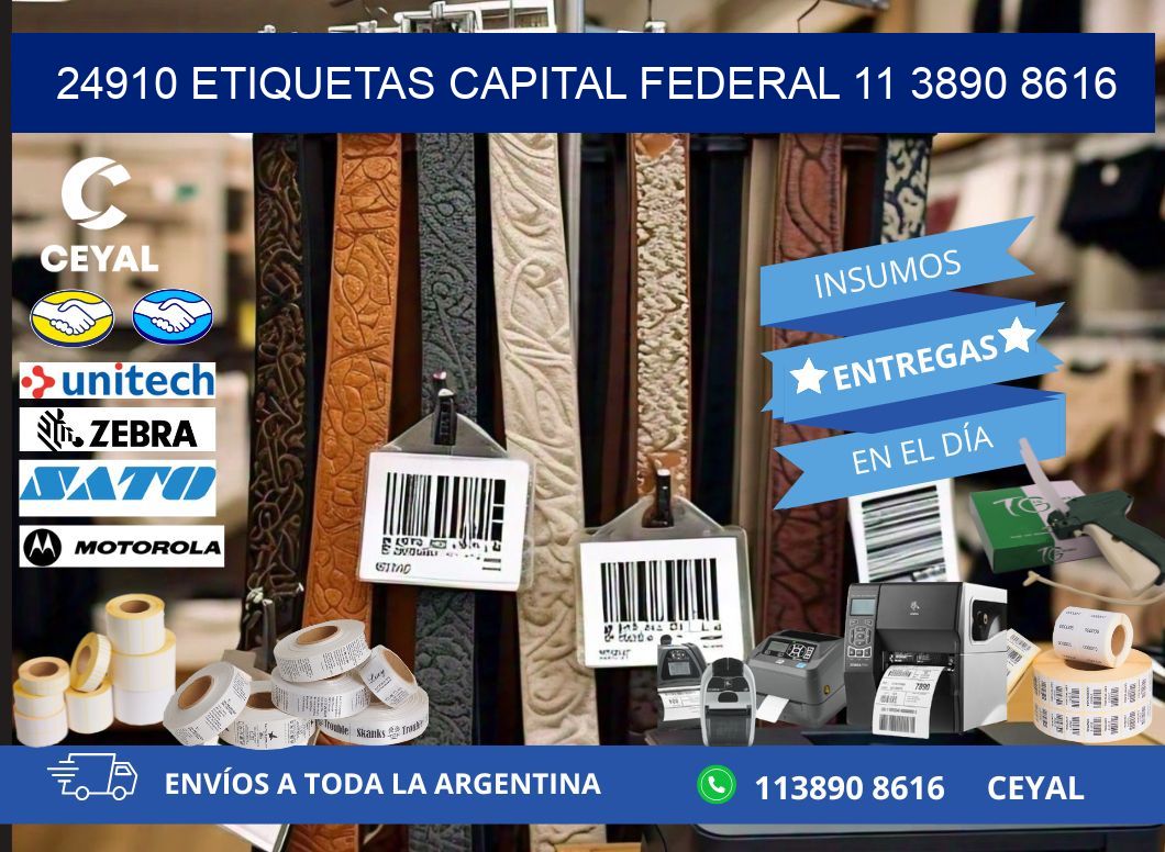 24910 ETIQUETAS CAPITAL FEDERAL 11 3890 8616