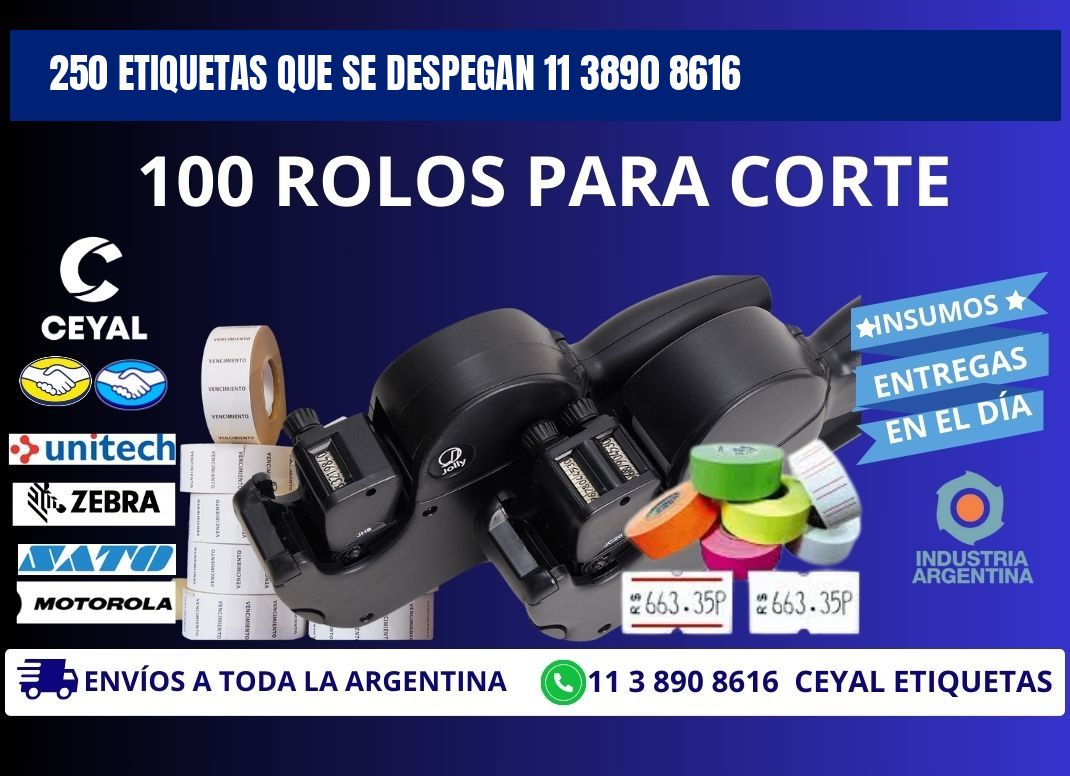 250 ETIQUETAS QUE SE DESPEGAN 11 3890 8616