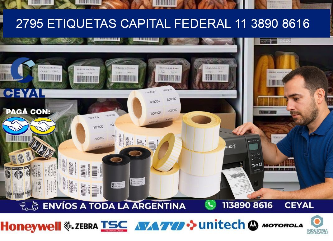 2795 ETIQUETAS CAPITAL FEDERAL 11 3890 8616