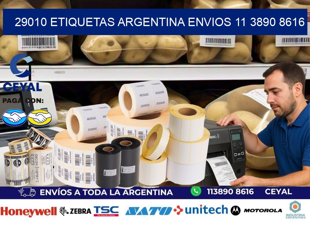 29010 ETIQUETAS ARGENTINA ENVIOS 11 3890 8616