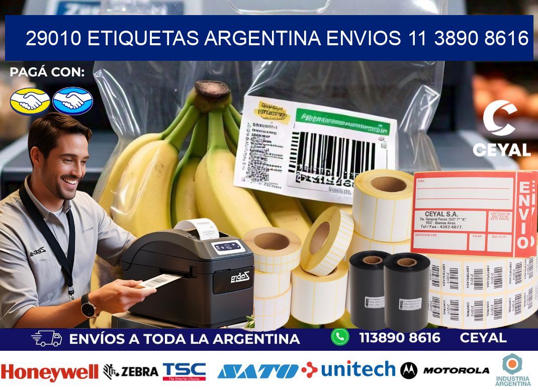 29010 ETIQUETAS ARGENTINA ENVIOS 11 3890 8616