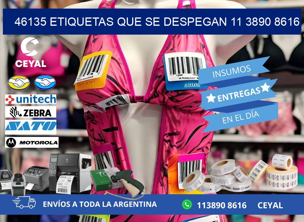 46135 ETIQUETAS QUE SE DESPEGAN 11 3890 8616
