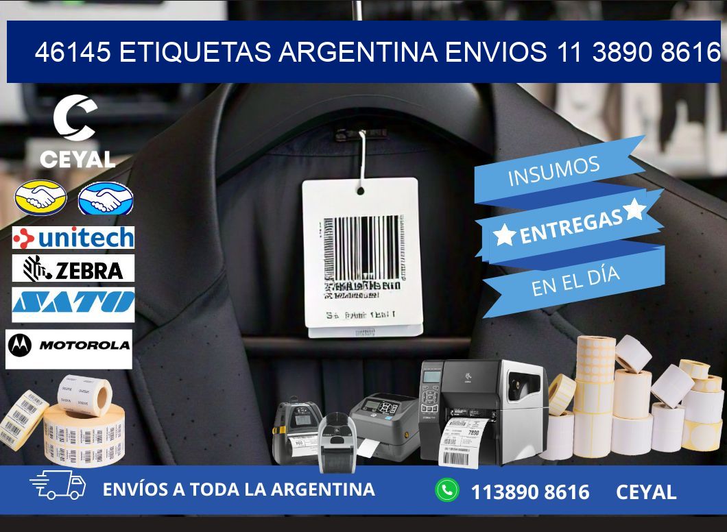 46145 ETIQUETAS ARGENTINA ENVIOS 11 3890 8616
