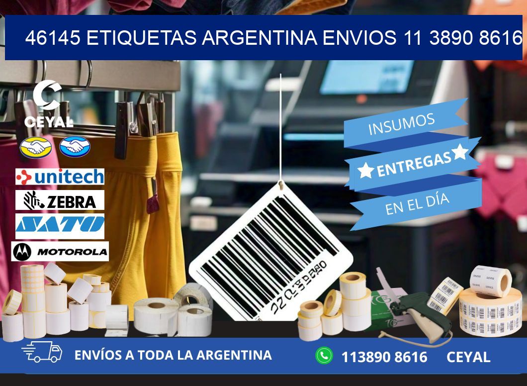 46145 ETIQUETAS ARGENTINA ENVIOS 11 3890 8616
