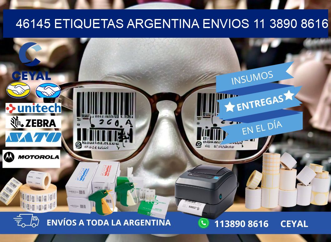 46145 ETIQUETAS ARGENTINA ENVIOS 11 3890 8616