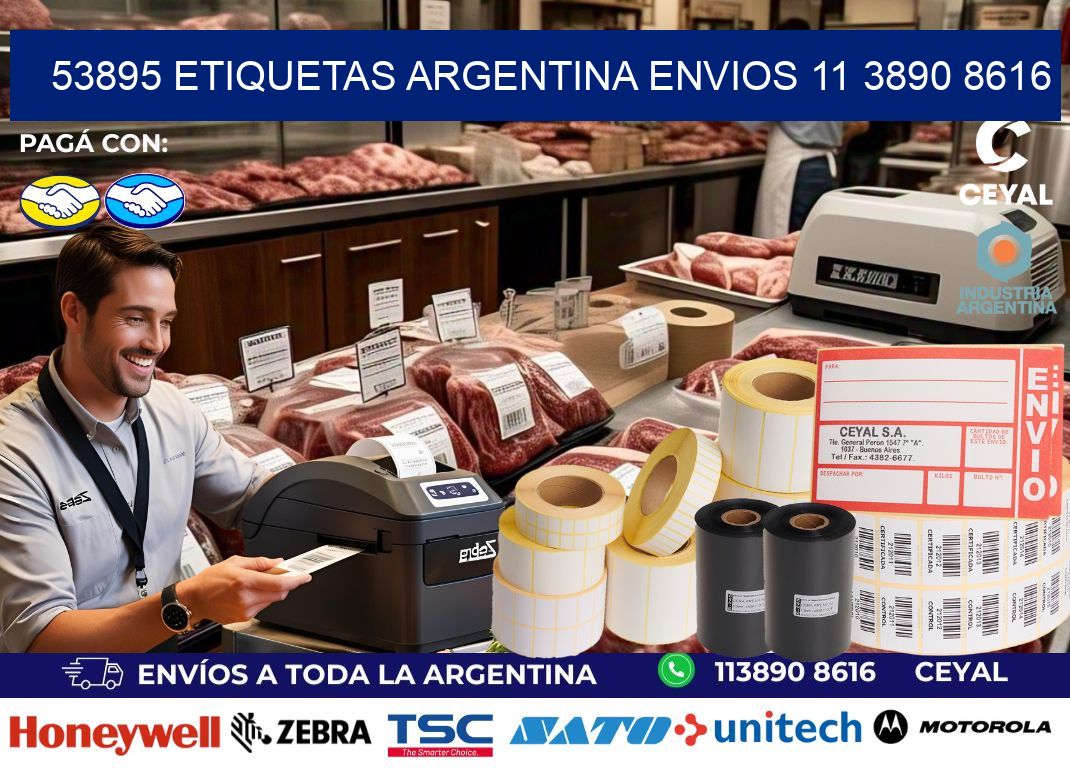 53895 ETIQUETAS ARGENTINA ENVIOS 11 3890 8616