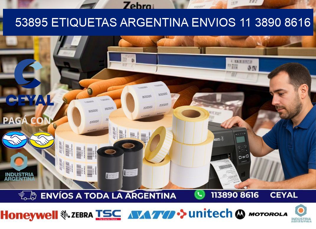 53895 ETIQUETAS ARGENTINA ENVIOS 11 3890 8616