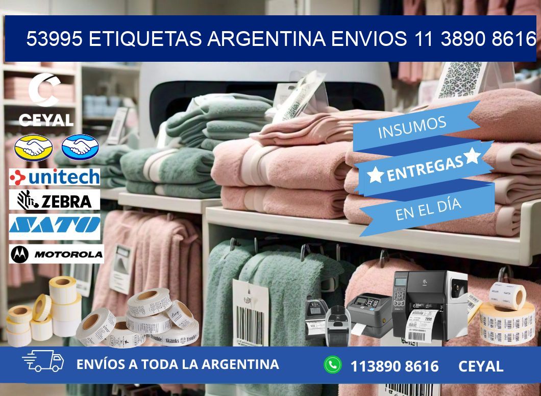 53995 ETIQUETAS ARGENTINA ENVIOS 11 3890 8616