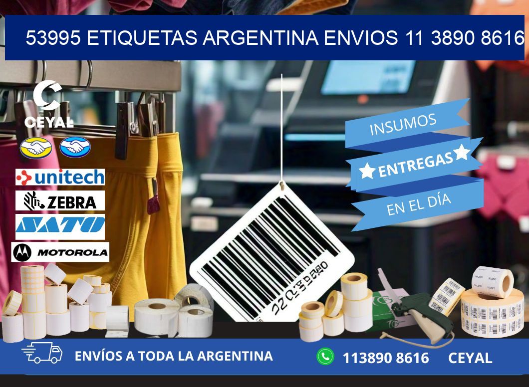 53995 ETIQUETAS ARGENTINA ENVIOS 11 3890 8616
