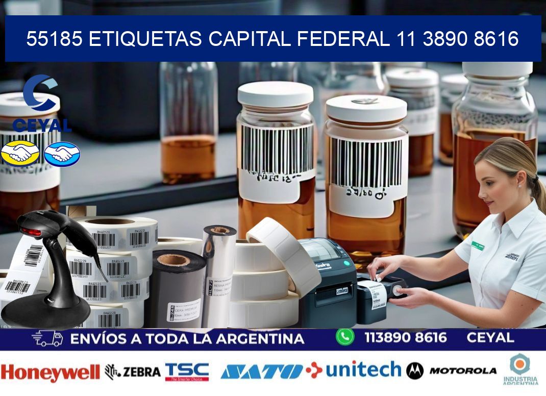 55185 ETIQUETAS CAPITAL FEDERAL 11 3890 8616