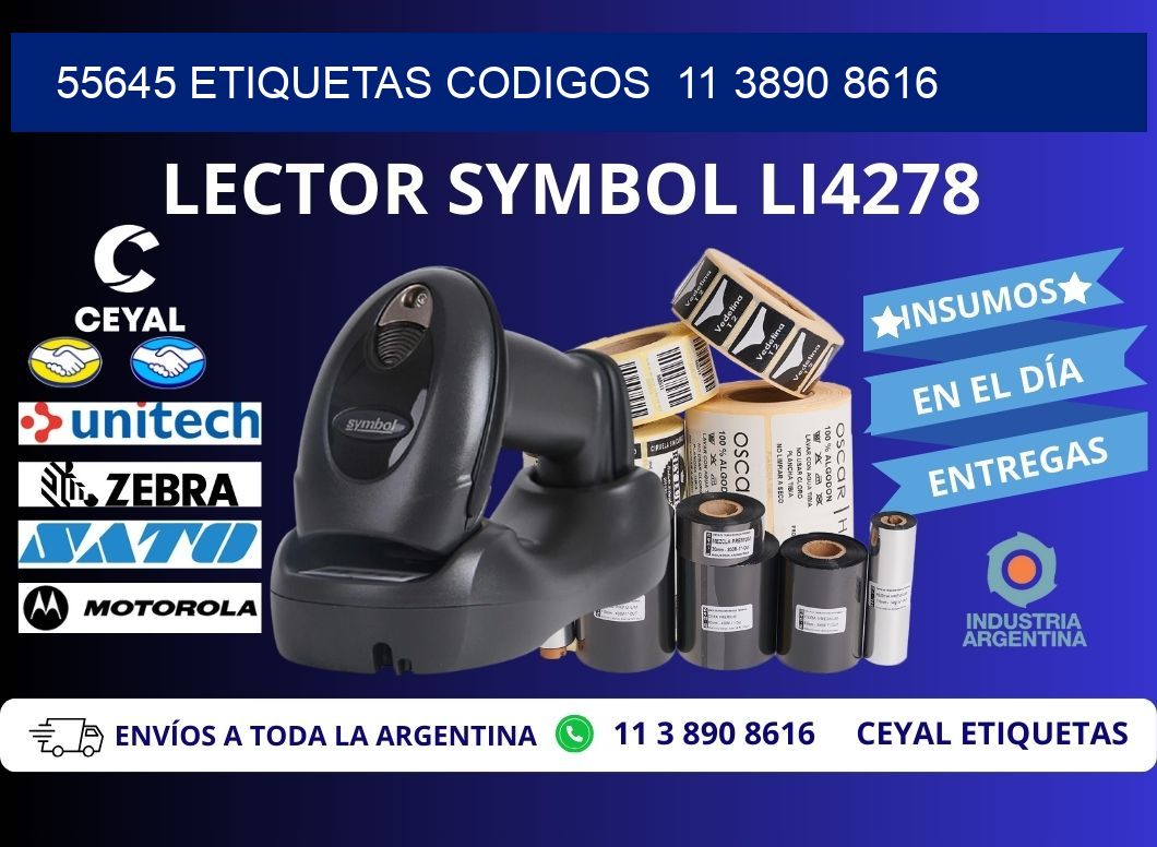 55645 ETIQUETAS CODIGOS  11 3890 8616