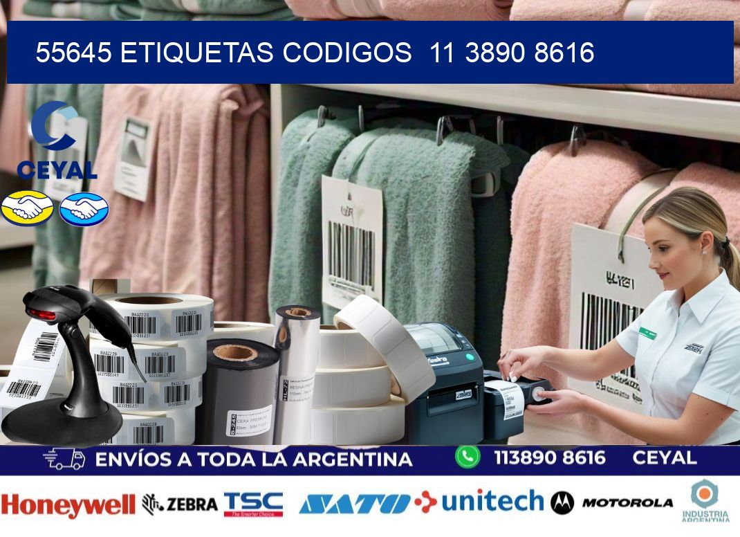 55645 ETIQUETAS CODIGOS  11 3890 8616