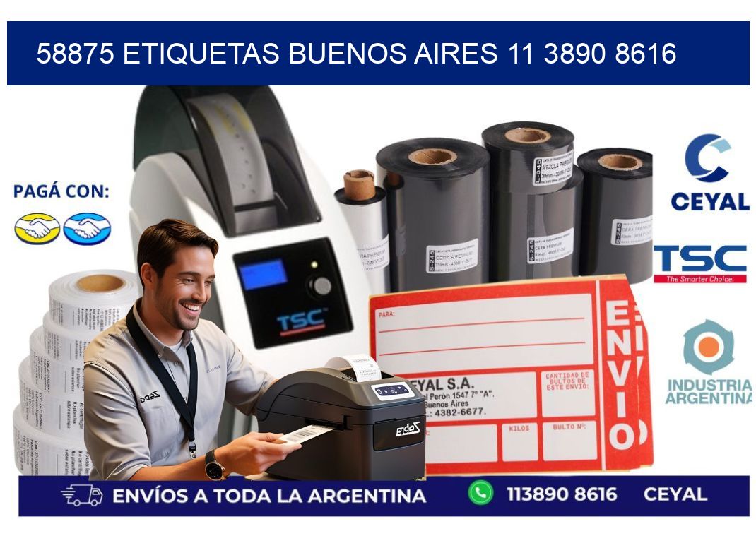 58875 ETIQUETAS BUENOS AIRES 11 3890 8616