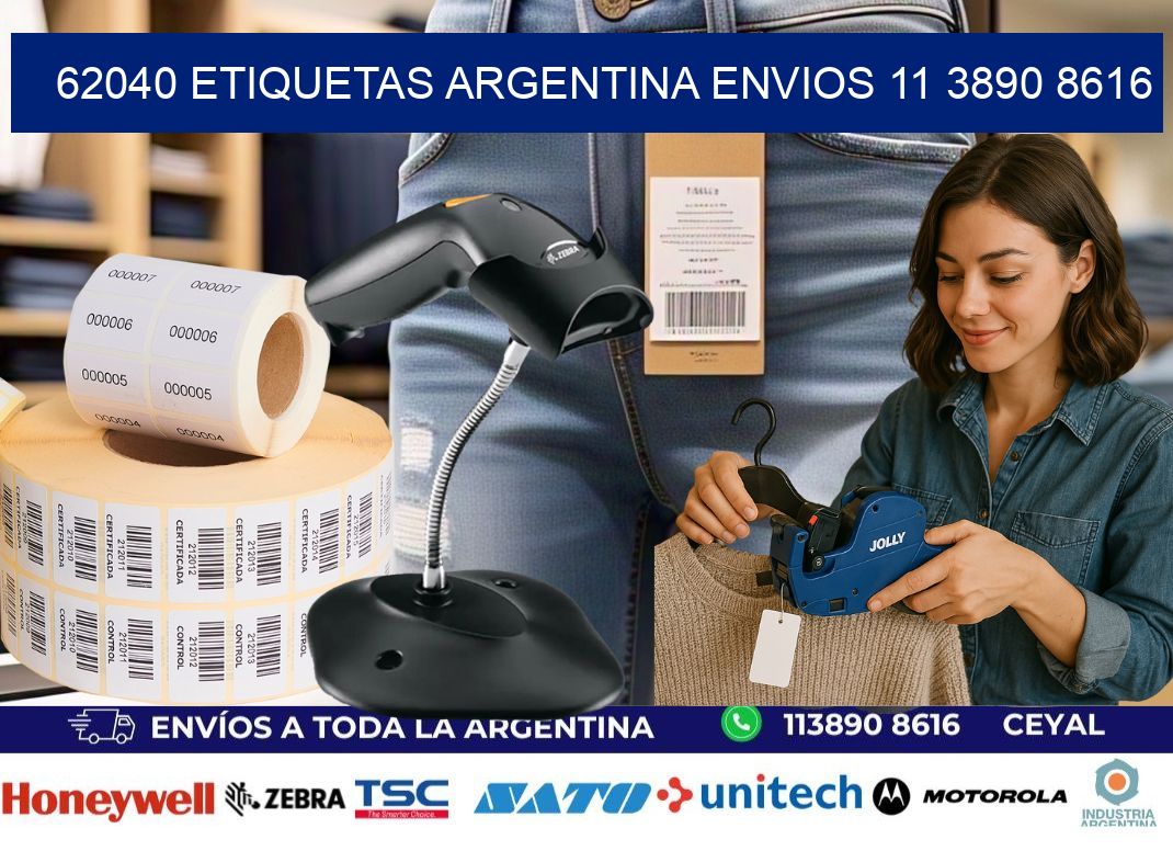 62040 ETIQUETAS ARGENTINA ENVIOS 11 3890 8616