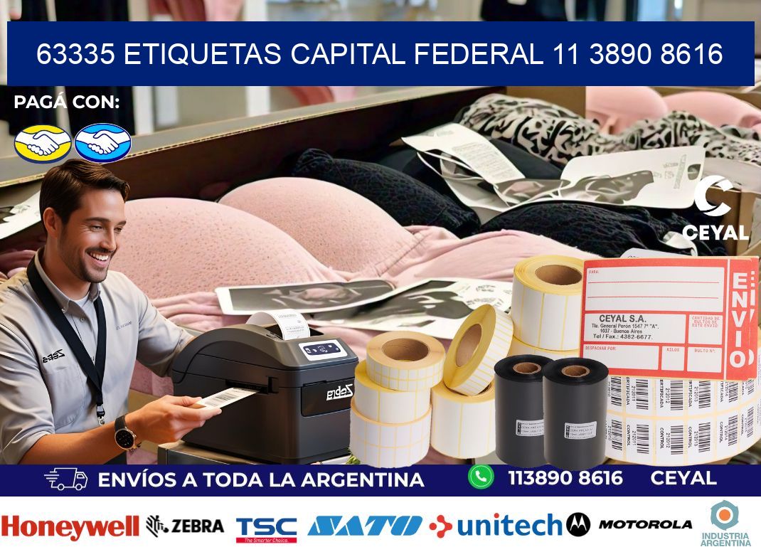 63335 ETIQUETAS CAPITAL FEDERAL 11 3890 8616