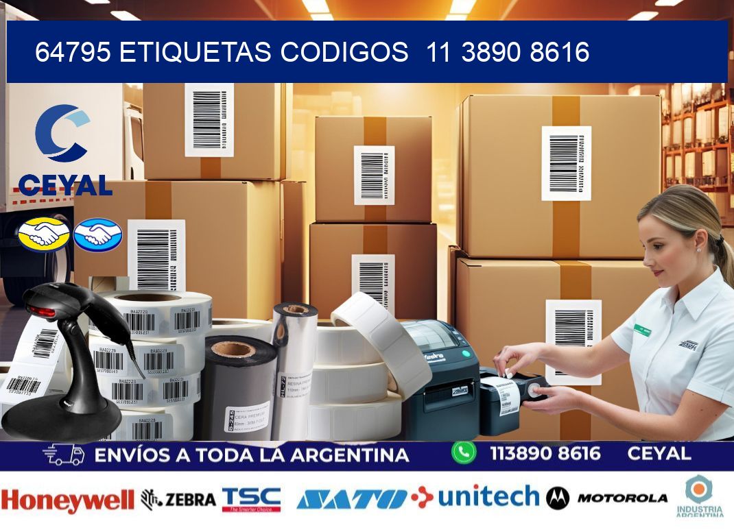 64795 ETIQUETAS CODIGOS  11 3890 8616